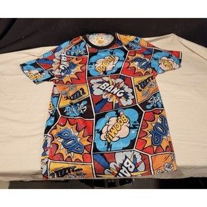 OH SNAP Drill Clothing Co BOOM comic book T Shirt - Size Medium